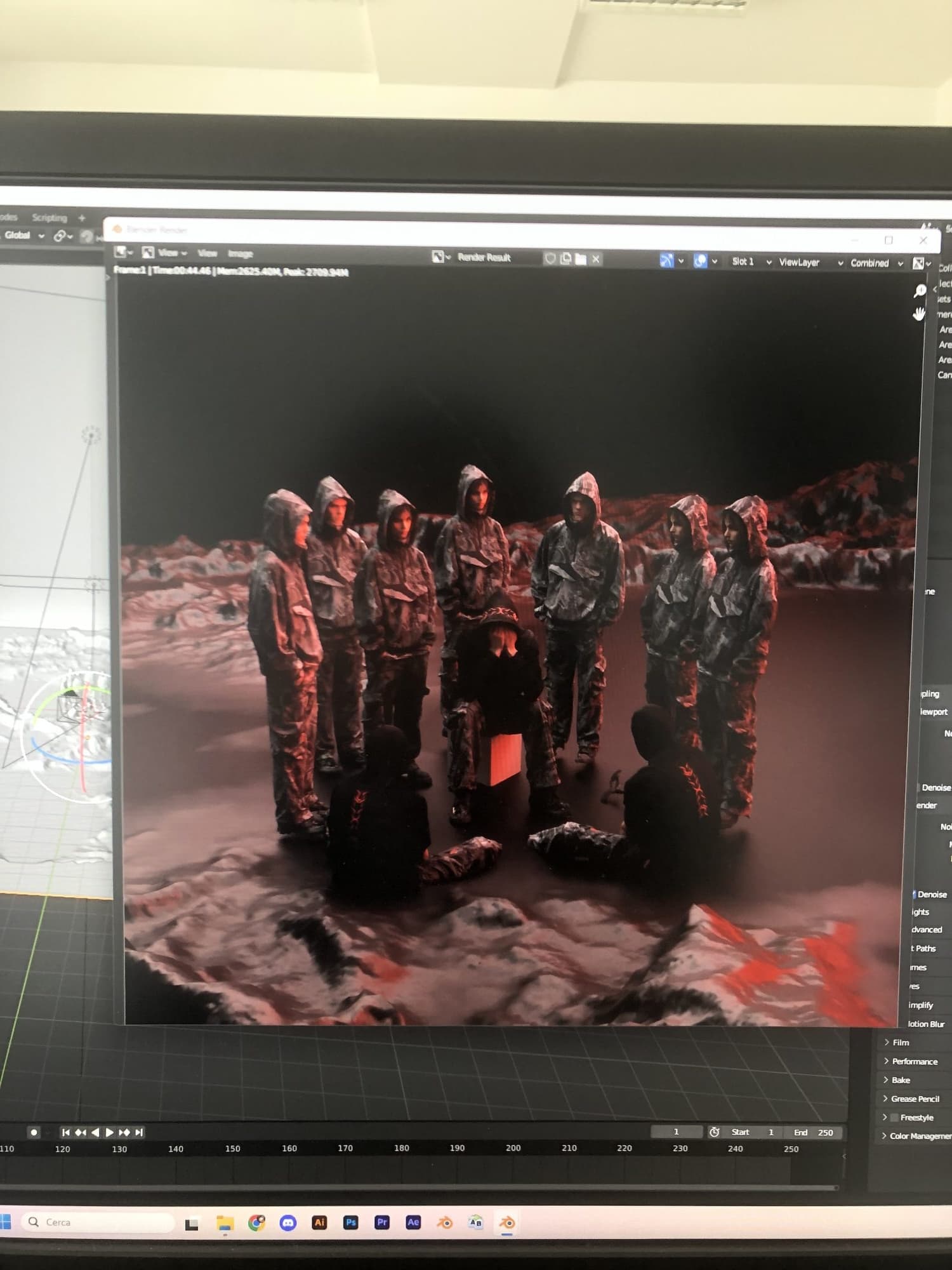 Scena in Blender
