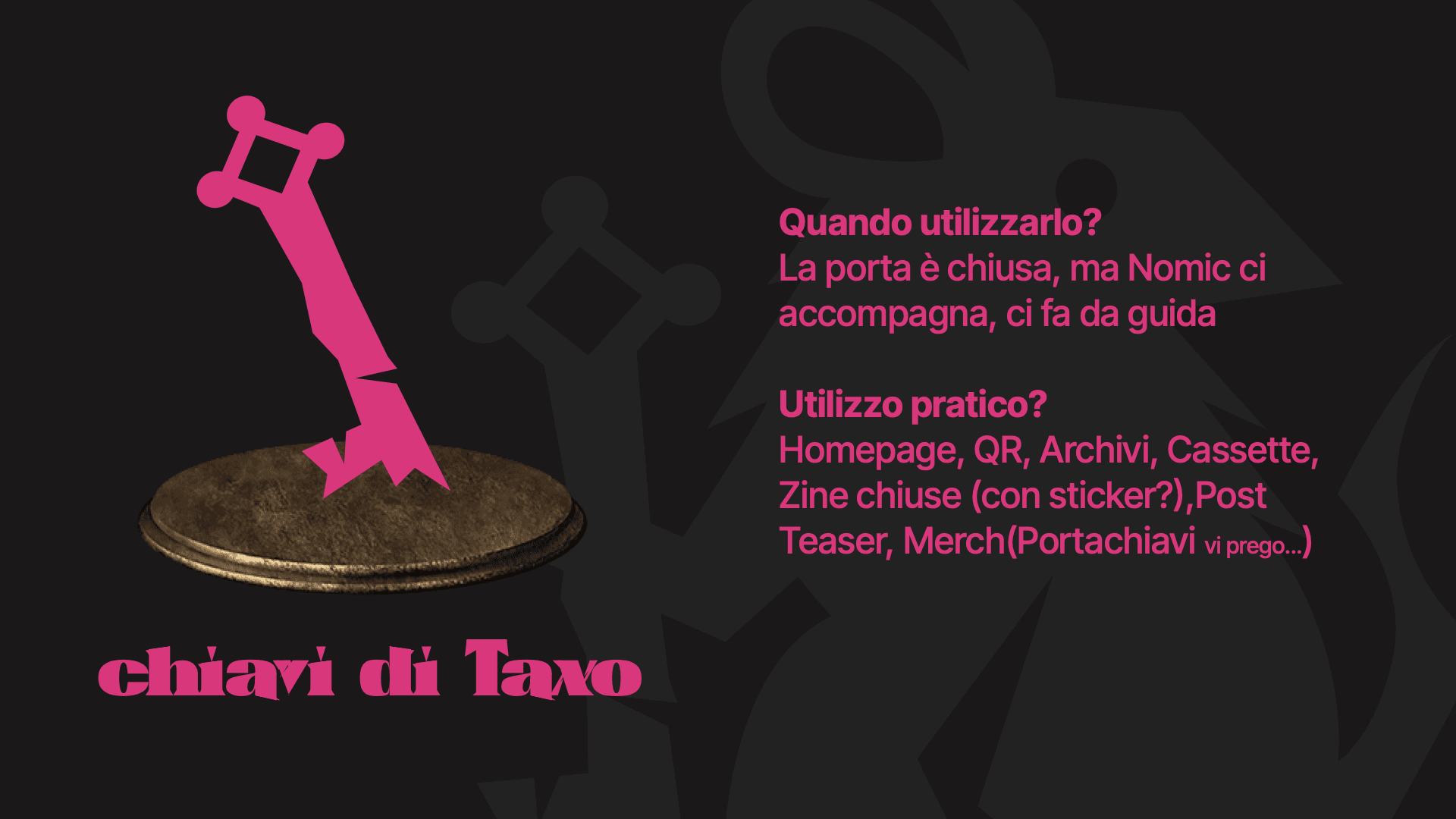 Chiavi di Taxo