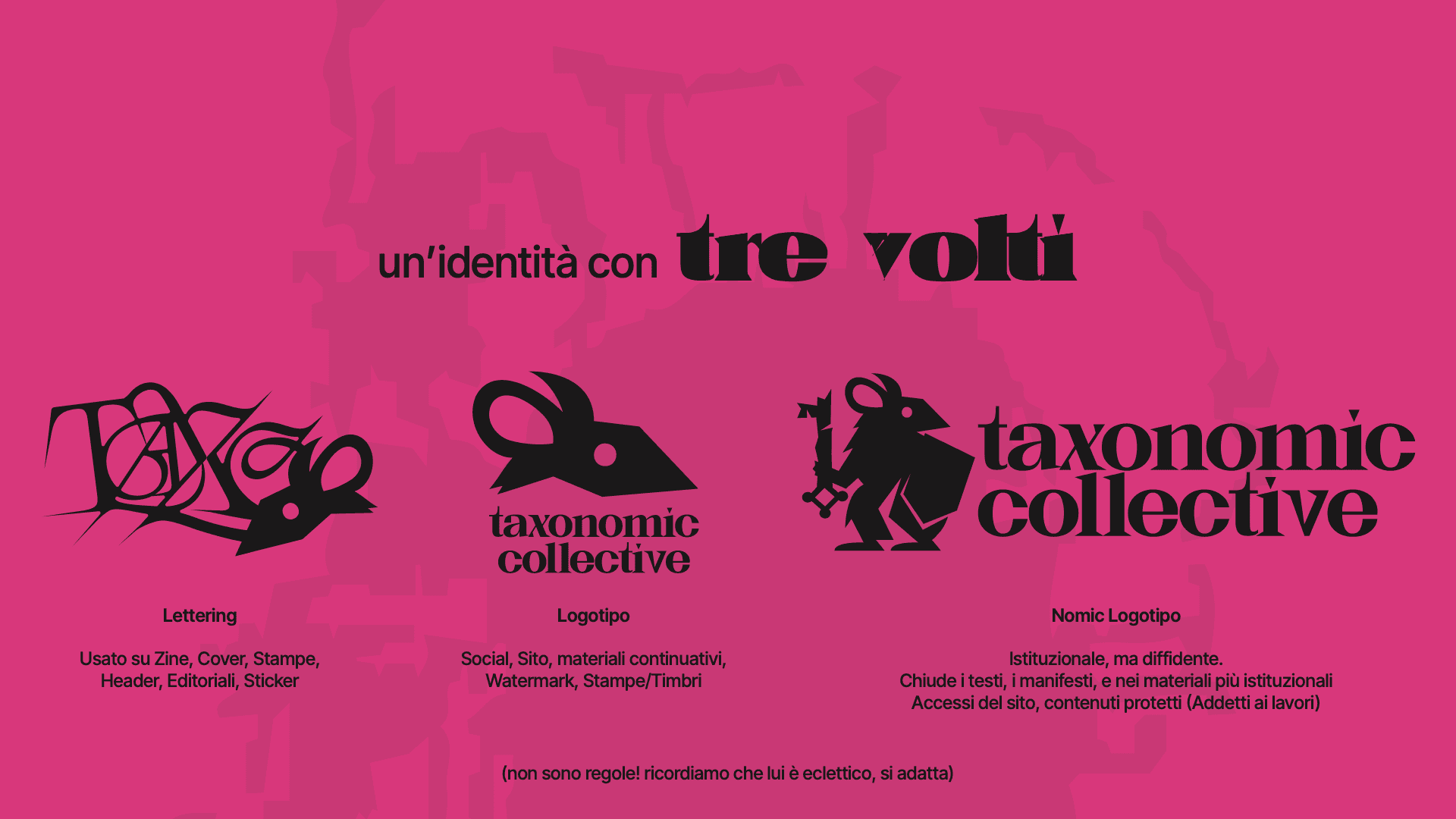 Tre voci del sistema